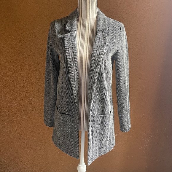 Black/White Oversized Blazer